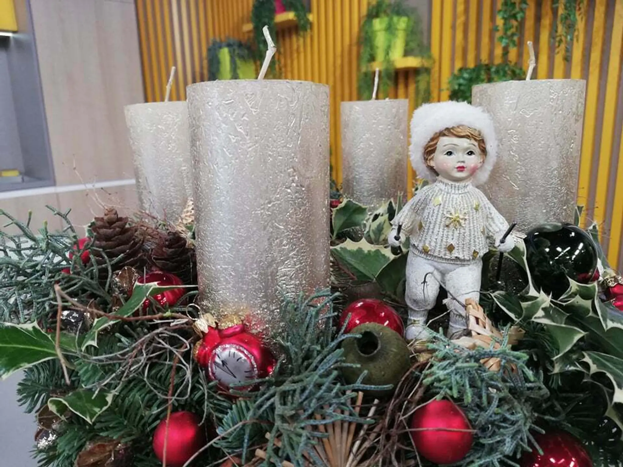 Adventný veniec od Silvie