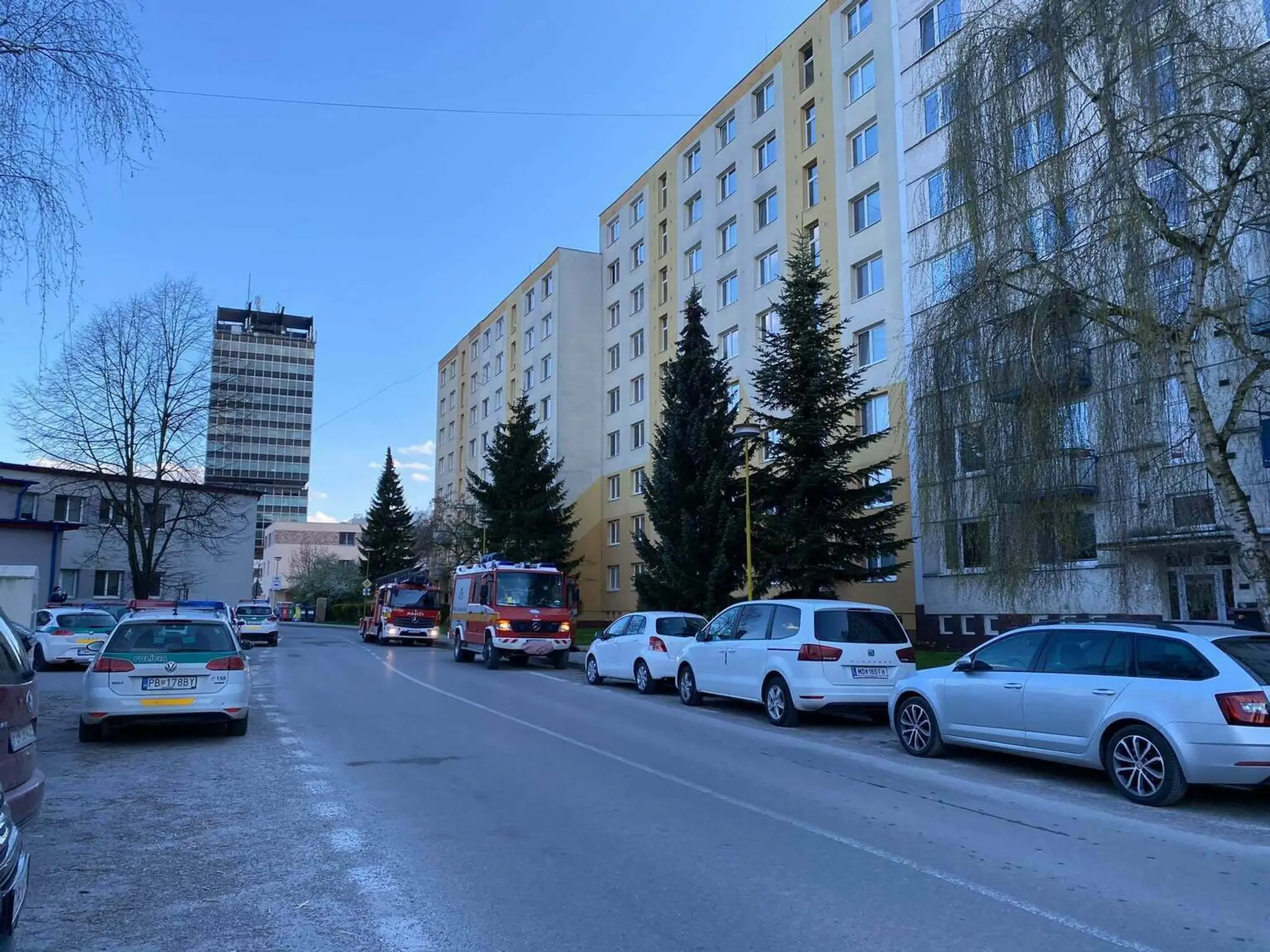 Výbuch v Považskej Bystrici.