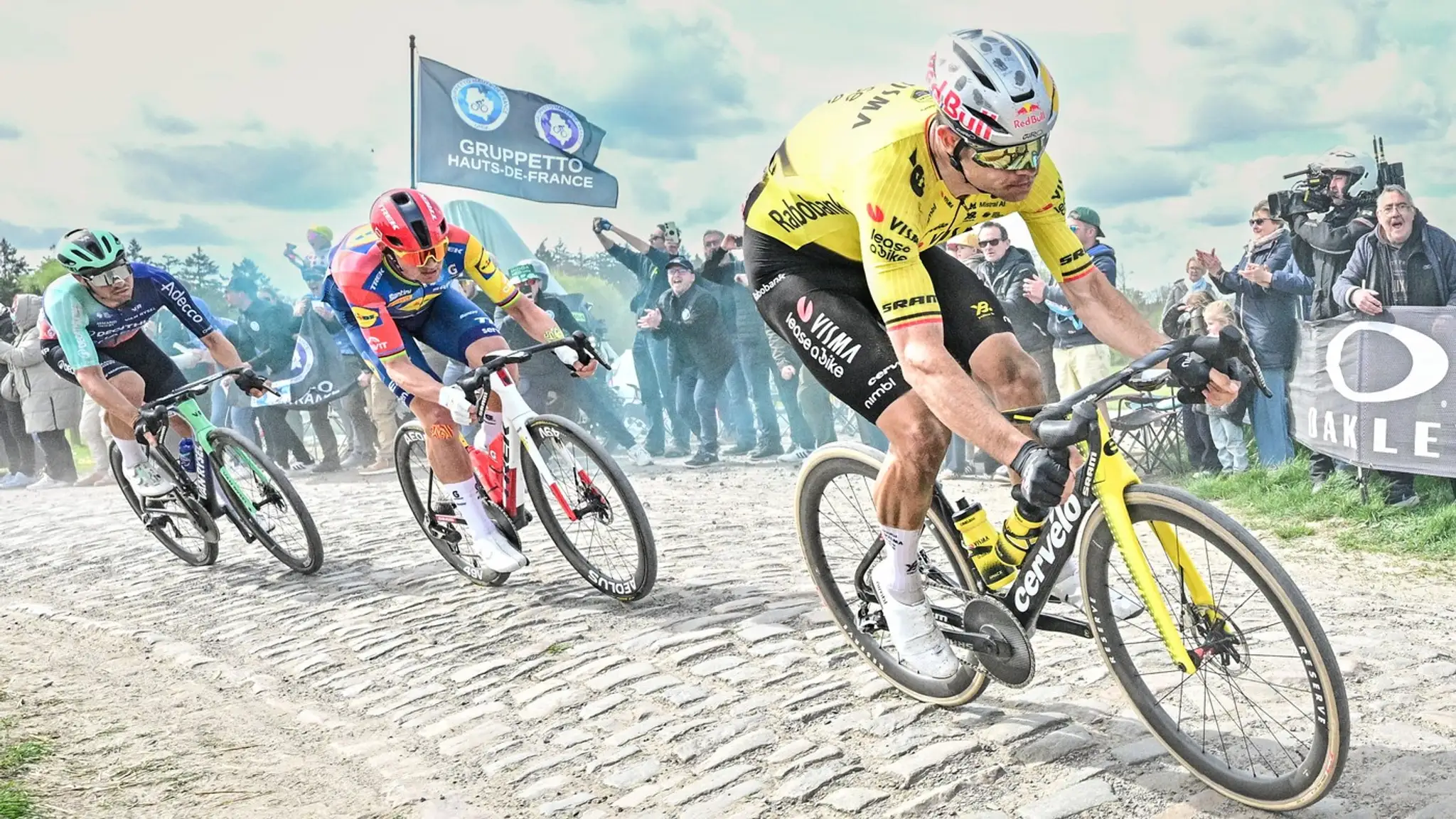 Wout van Aert na Paríž-Roubaix