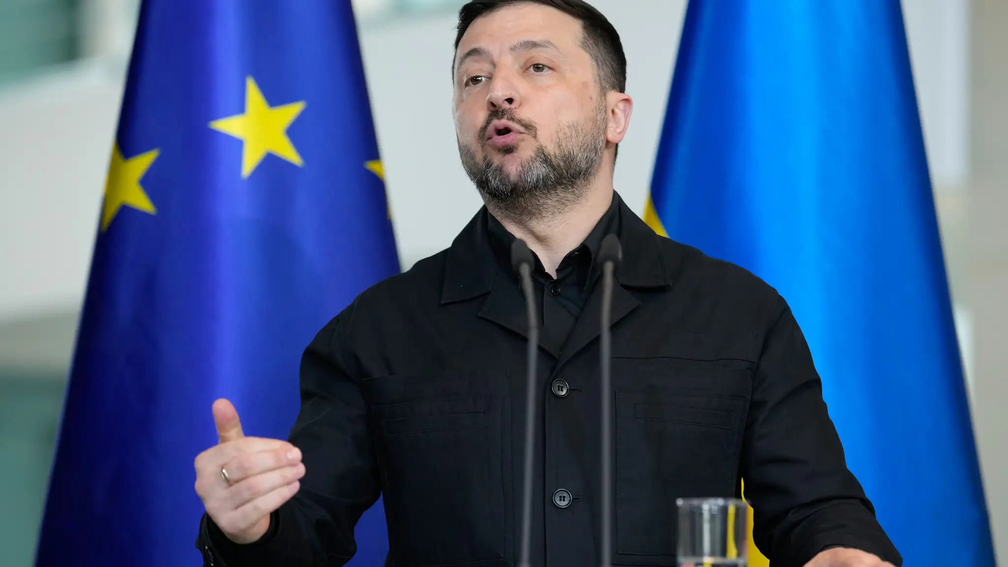 Na snímke ukrajinský prezident Volodymyr Zelenskyj.