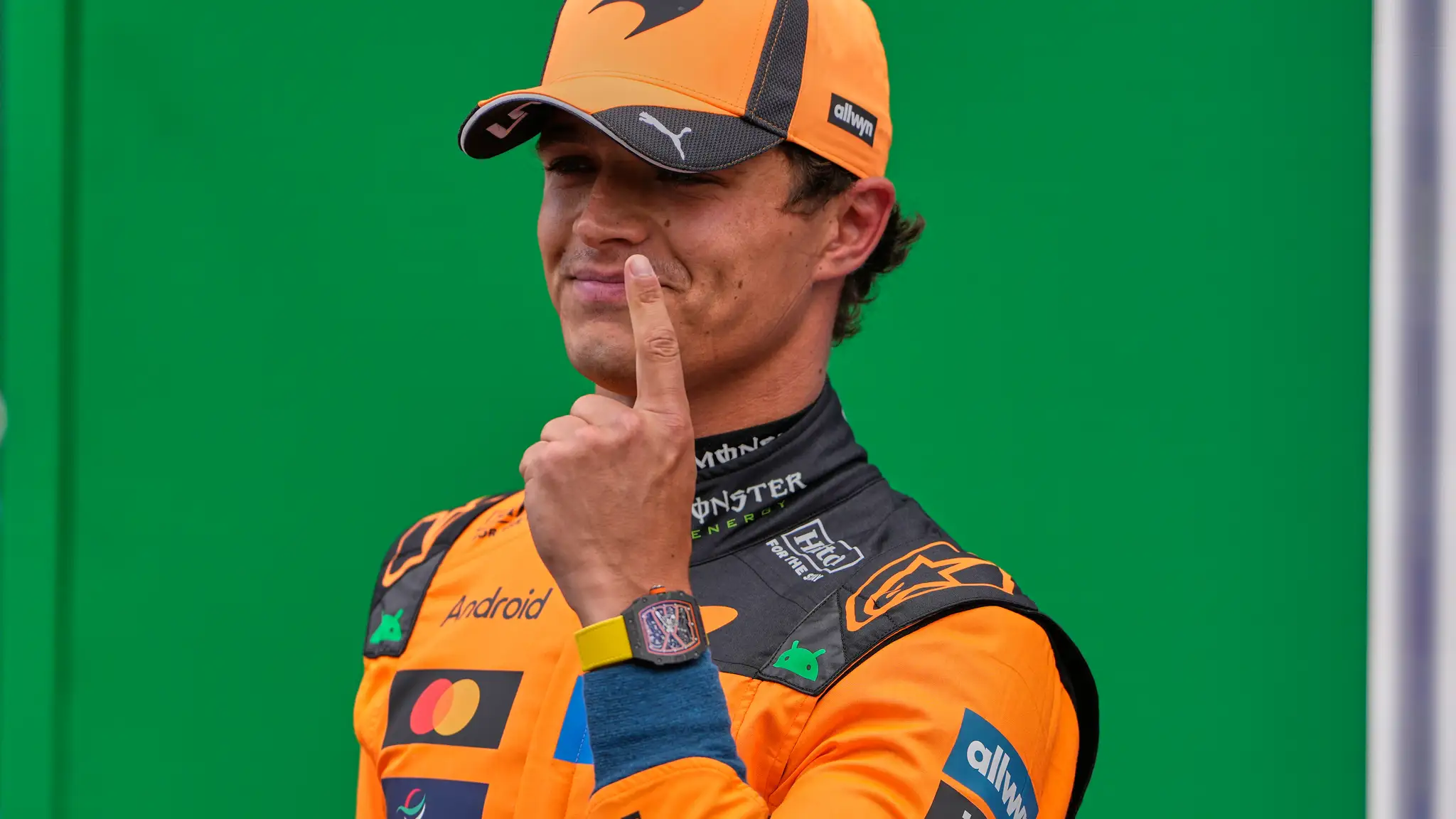 Jazdec McLarenu Lando Norris.