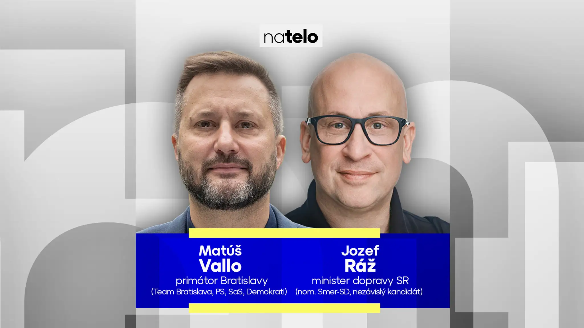 Matúš Vallo a Jozef Ráž v Na telo