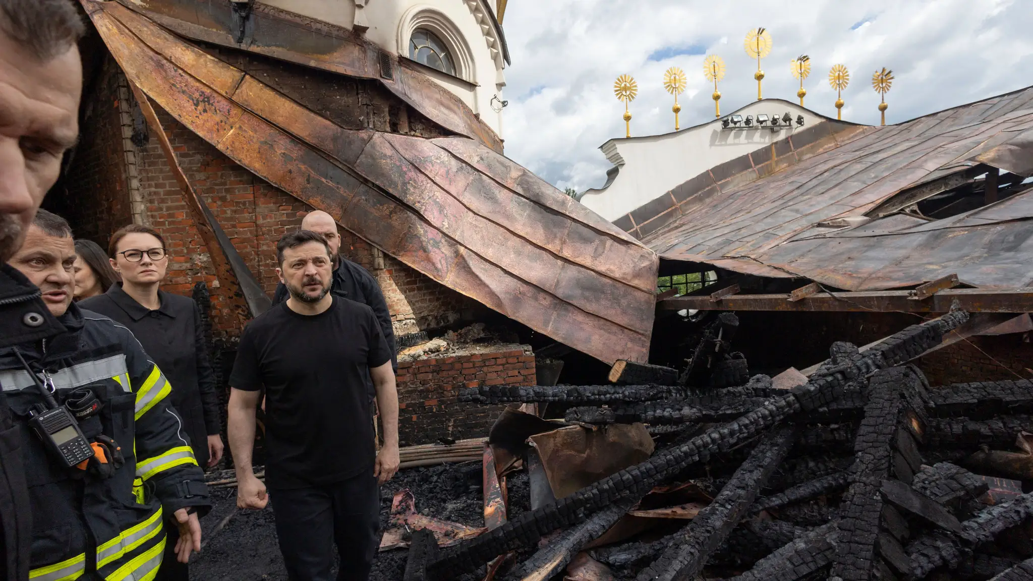 Kyjevsko-pečerská lavra poškodená útokom a Zelenskyj