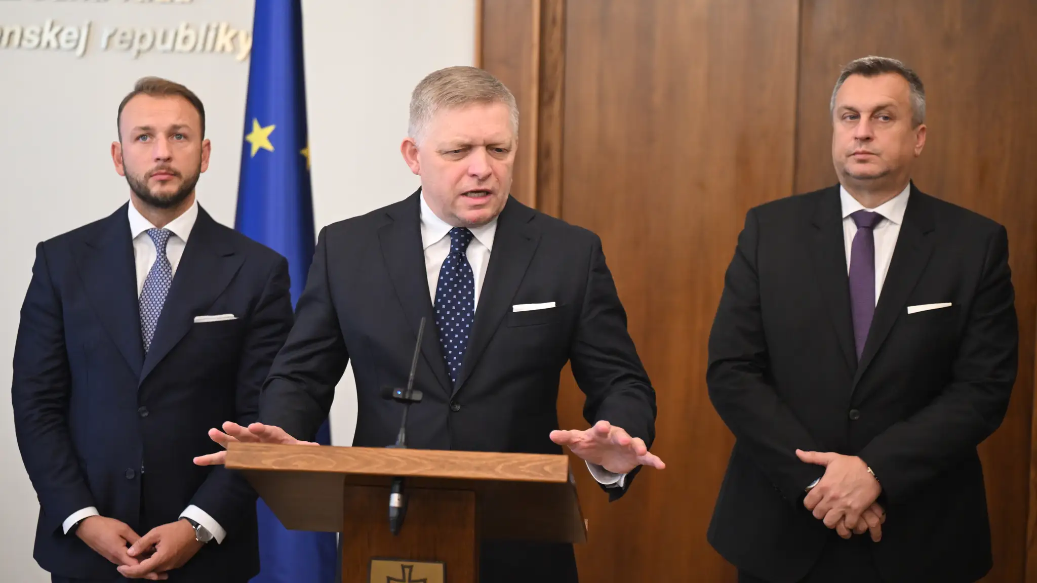 Robert Fico, Matúš Šutaj Eštok a Andrej Danko