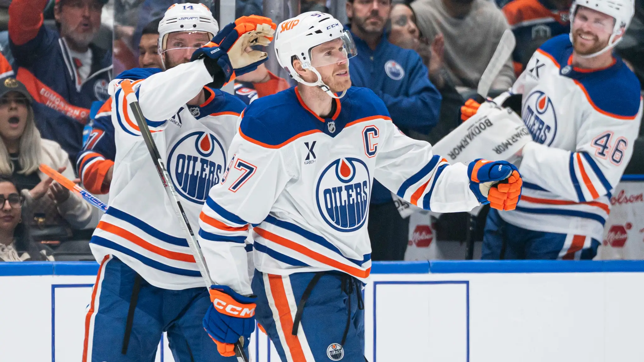 Kapitán Edmontonu Oilers COnnor McDavid.