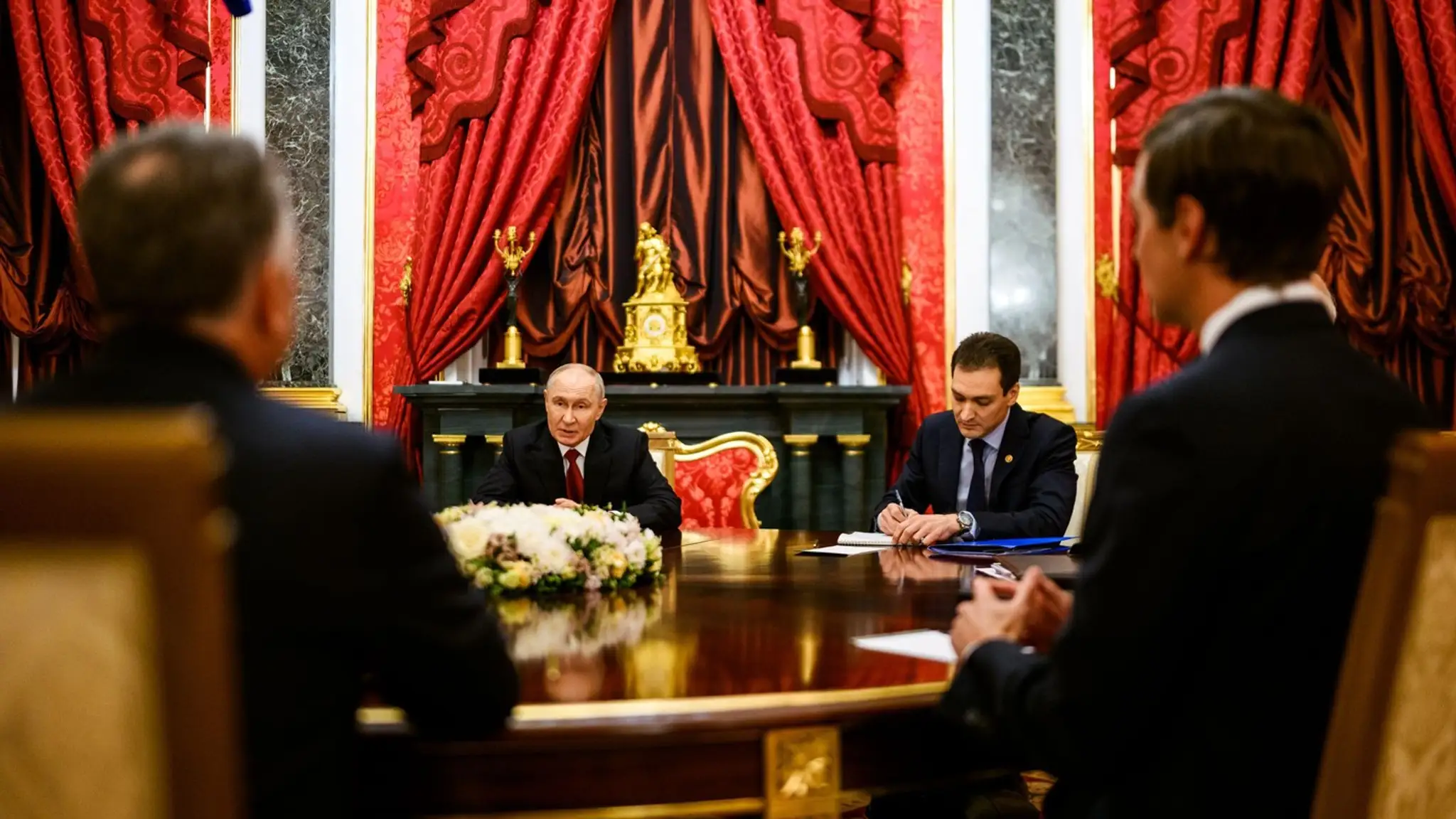 Stretnutie Vladimira Putina so Stevom Witkoffom a Jaredom Kushnerom.