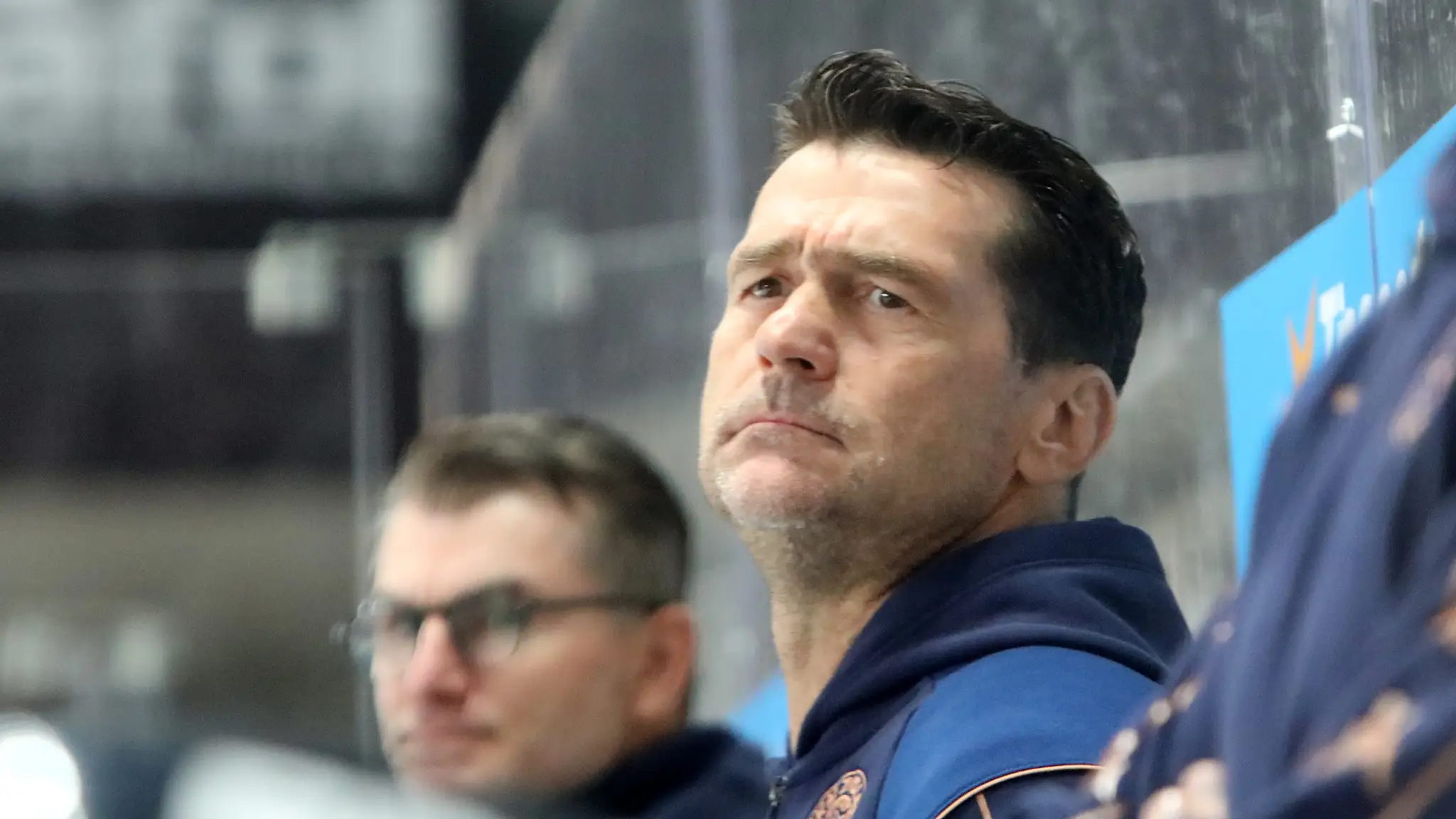 Na snímke hlavný tréner HKM Zvolen Marek Zadina.