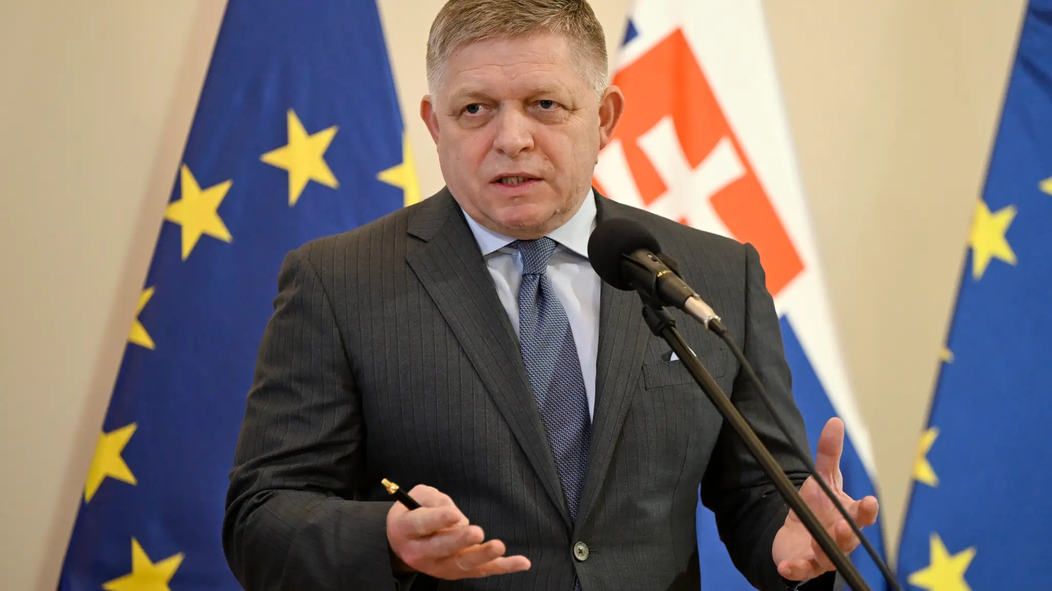 Na snímke predseda vlády SR Robert Fico.