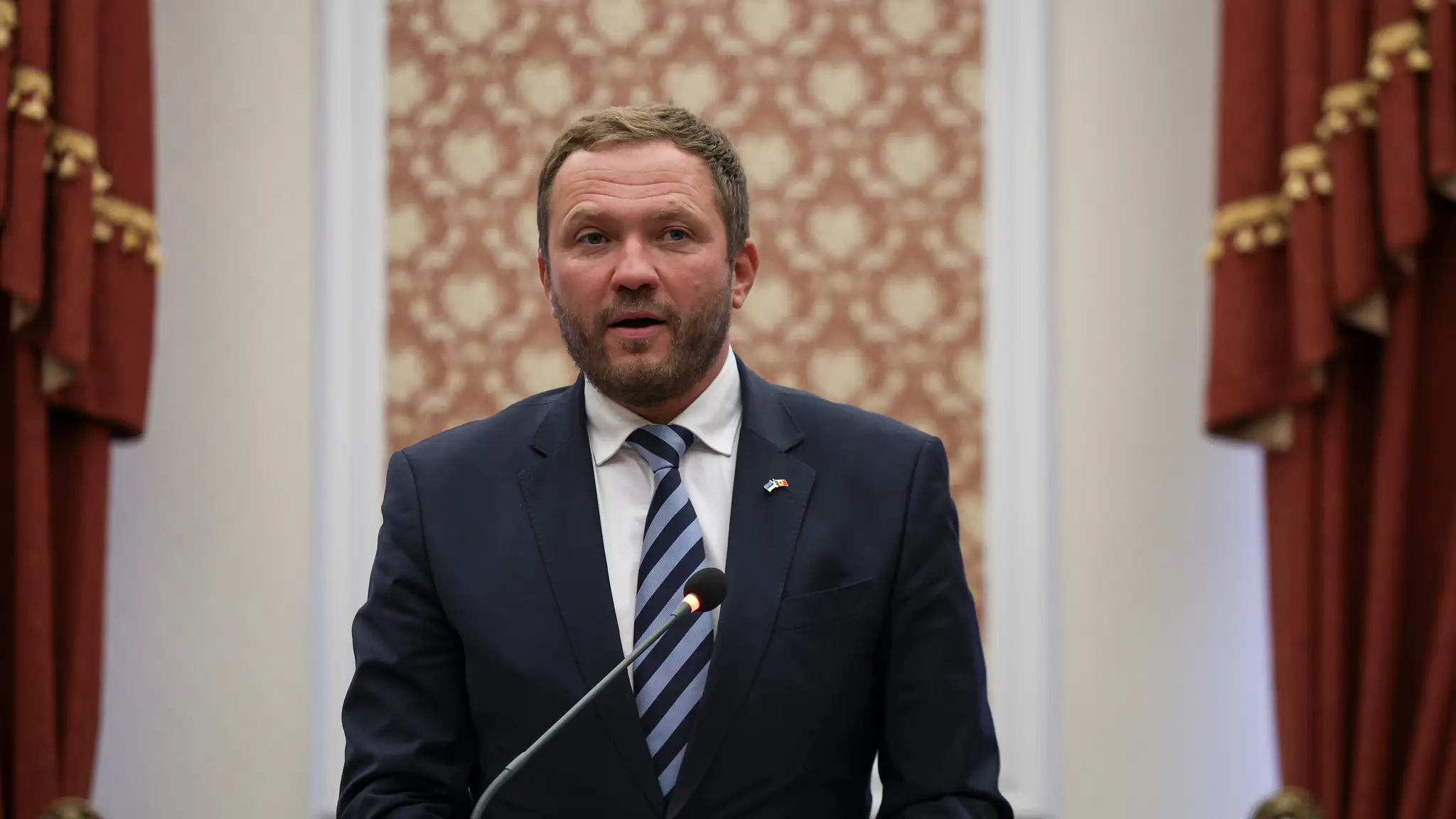 Estónsky minister zahraničných vecí Margus Tsahkna.