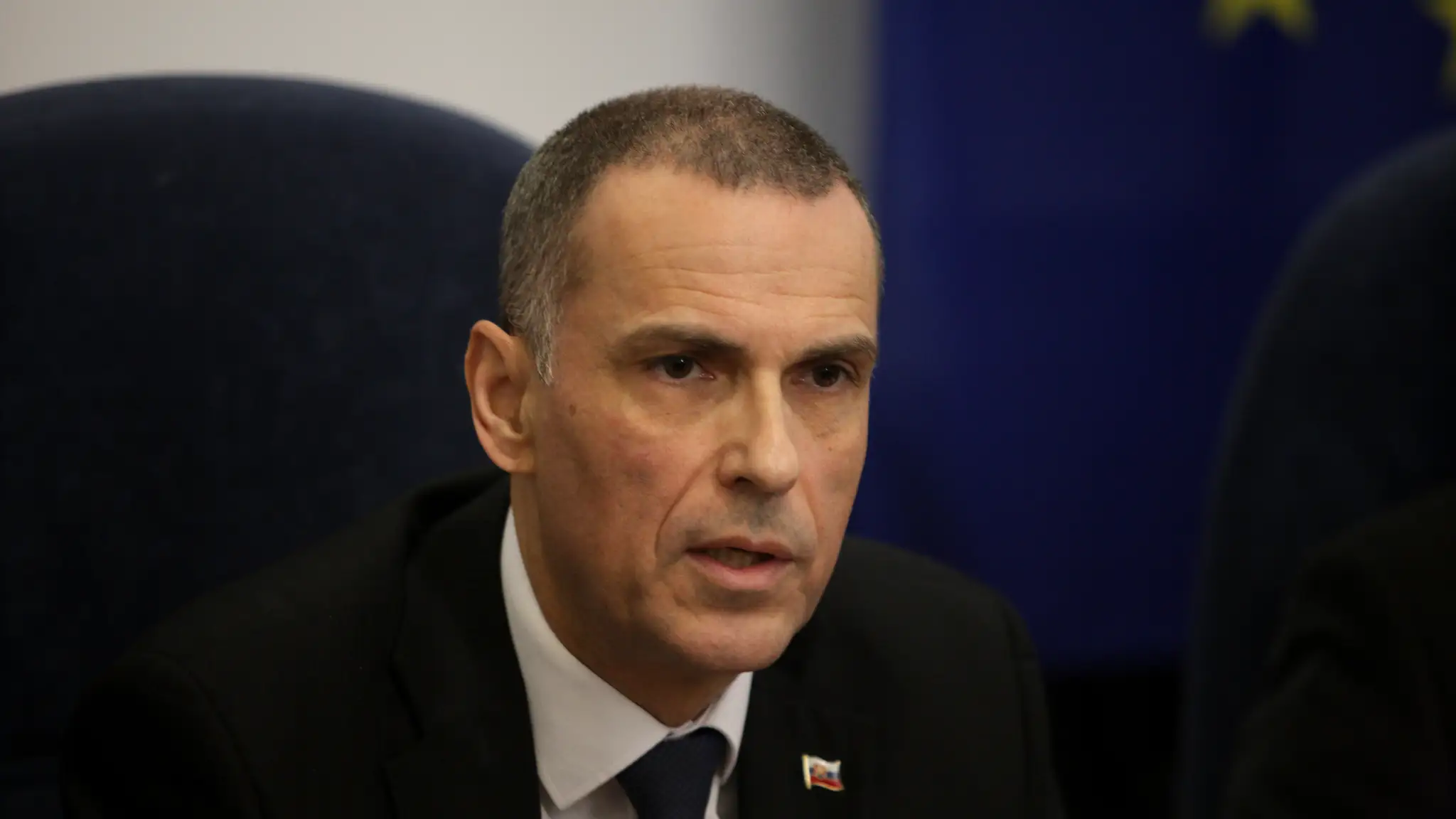 Na snímke generálny prokurátor Maroš Žilinka informuje na tlačovej konferencii o stretnutí s premiérom Robertom Ficom.