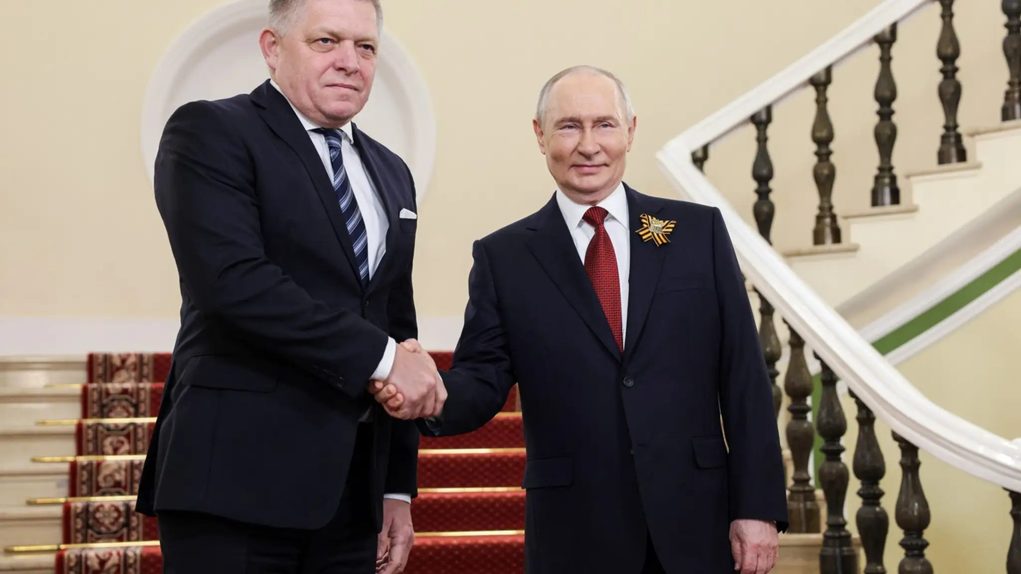 Robert Fico v Moskve.