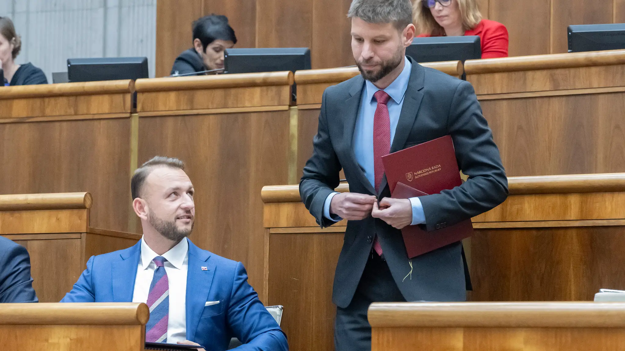 Matúš Šutaj Eštok a Michal Šimečka