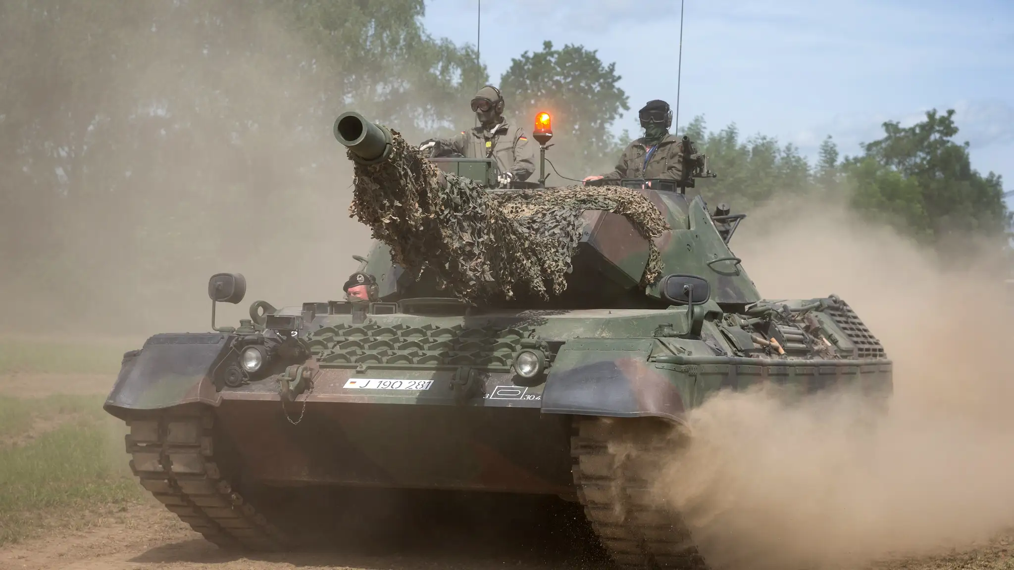 Leopard 1A5 Bundeswehru ilustračná fotografia