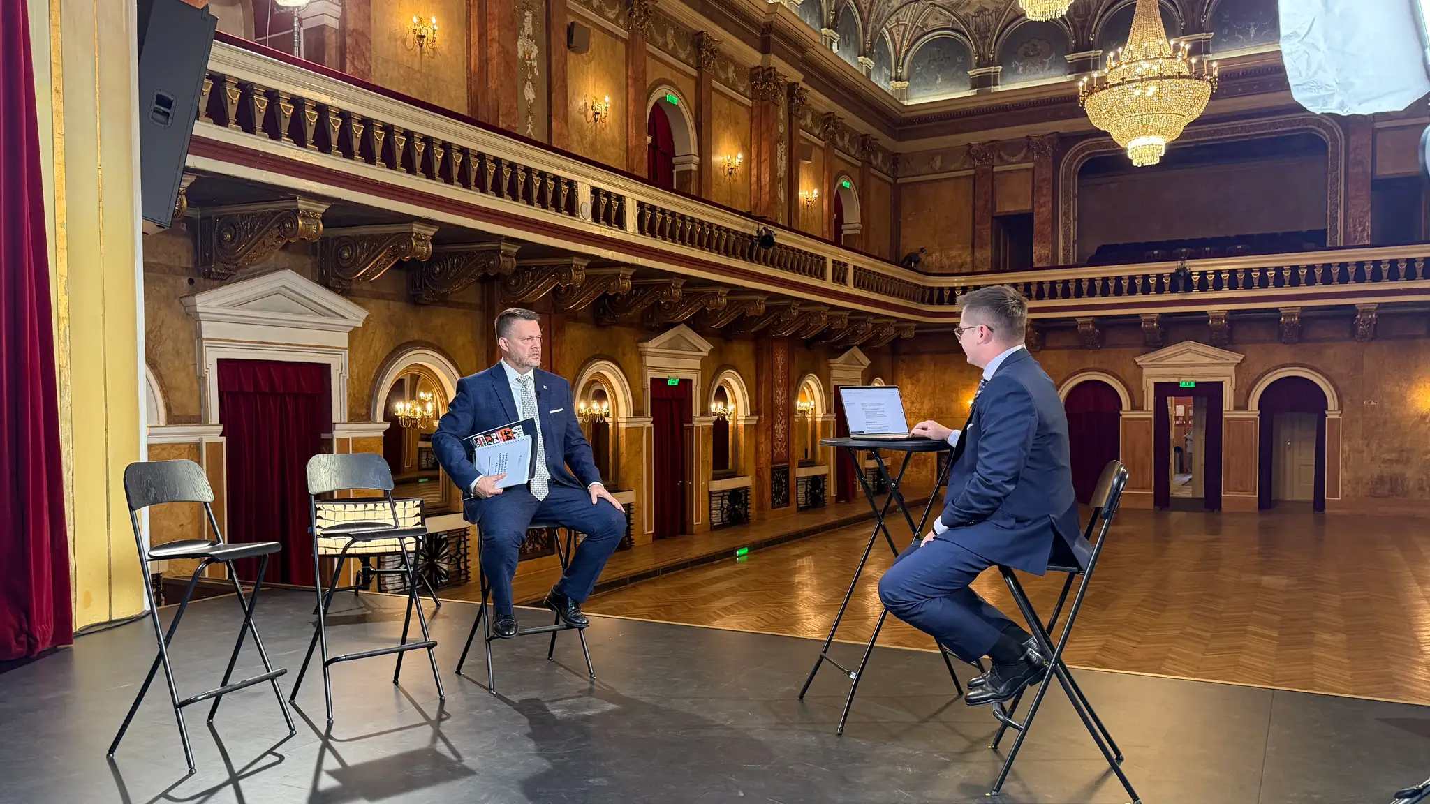 Samuel Migaľ v predvolebnej debate.