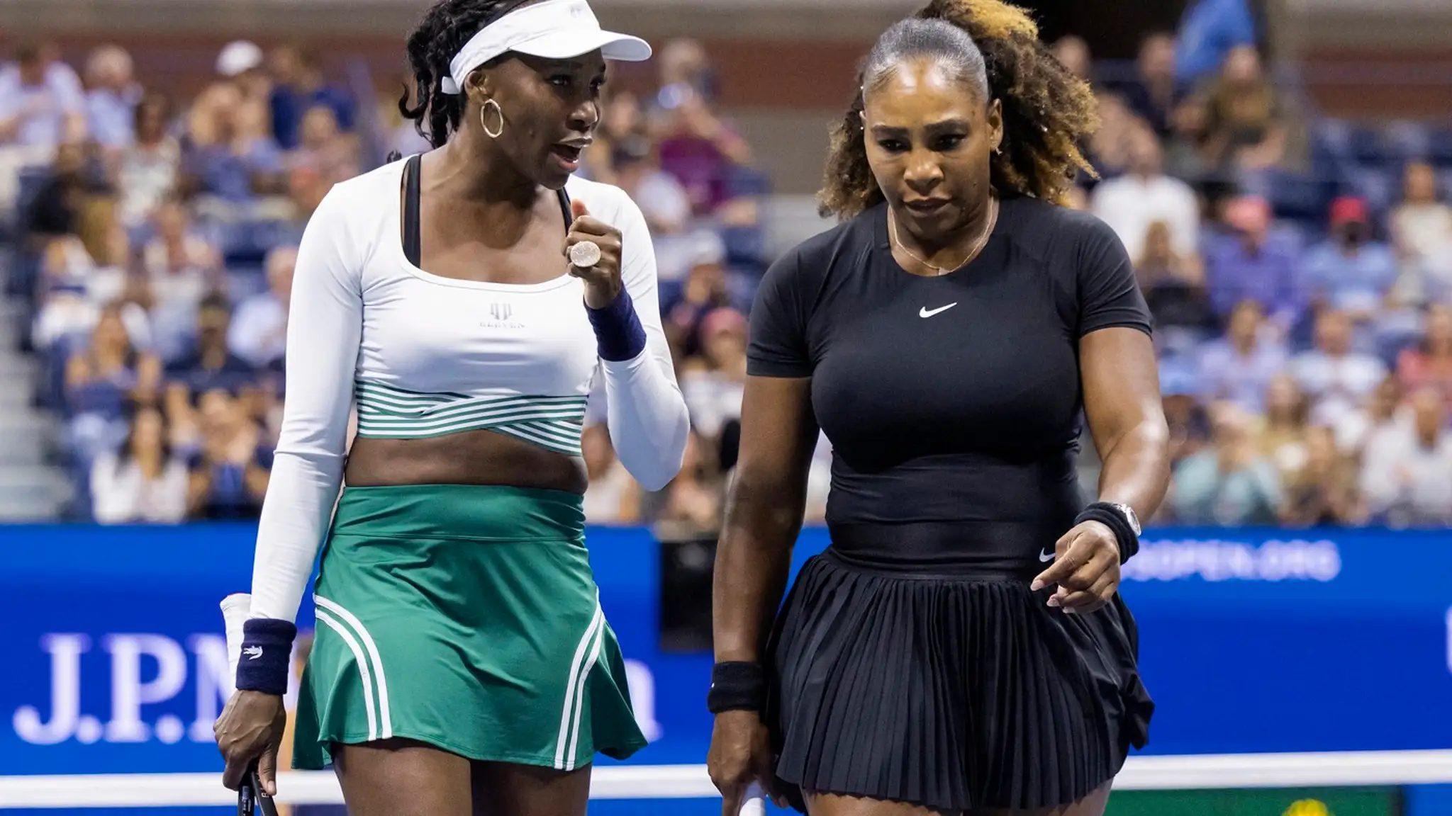 Serena a Venus Williamsové.