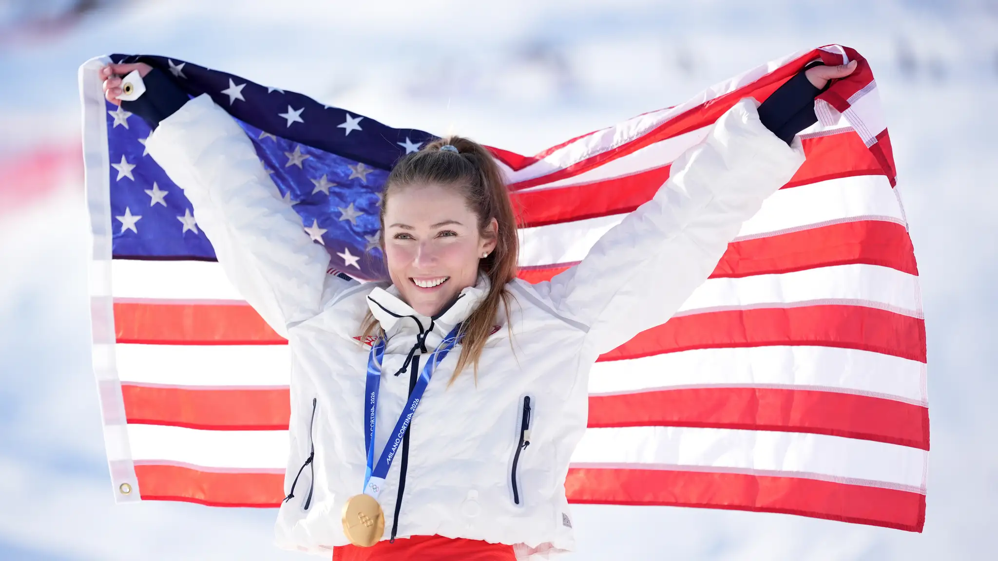 Americká lyžiarka Mikaela Shiffrinová.