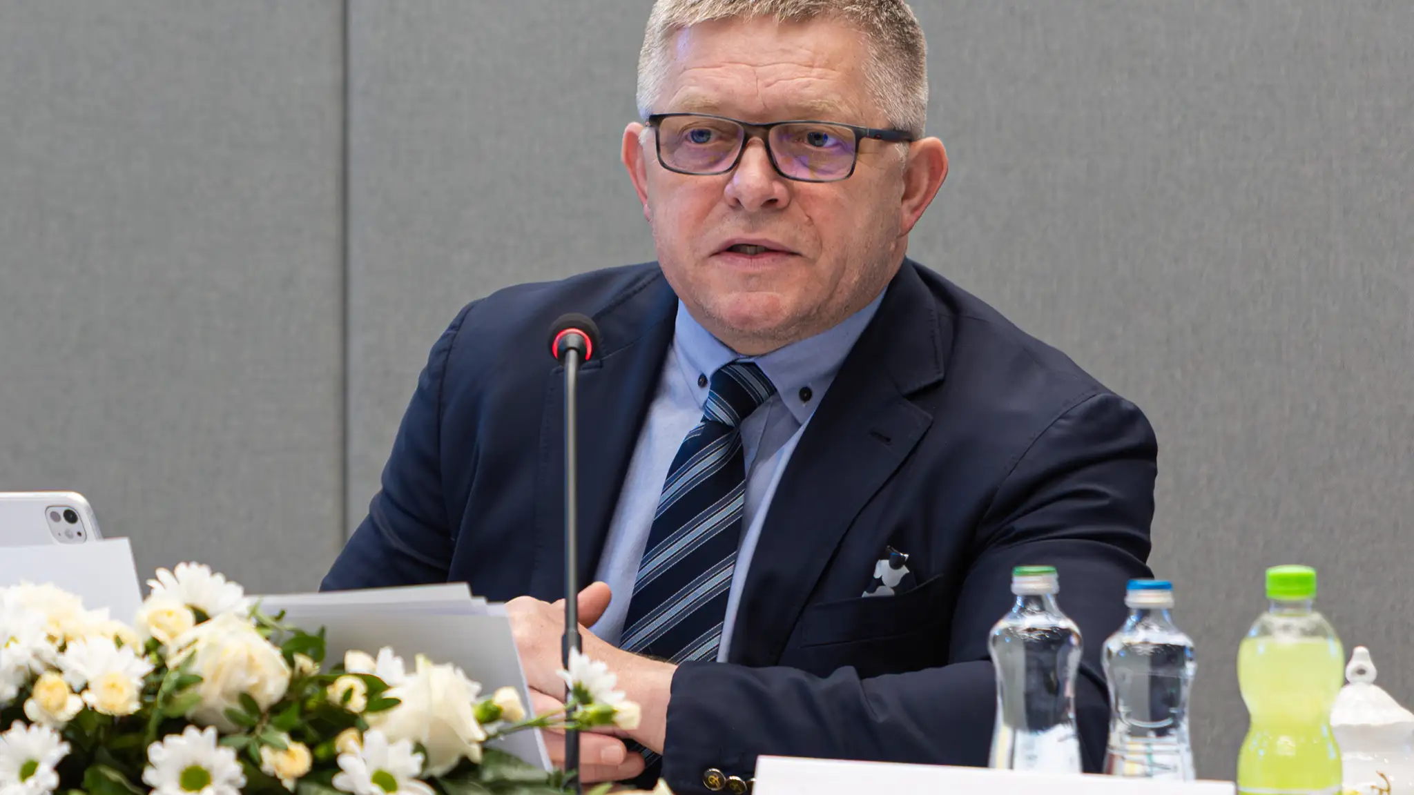Robert Fico na výjazdovom rokovaní na Liptove