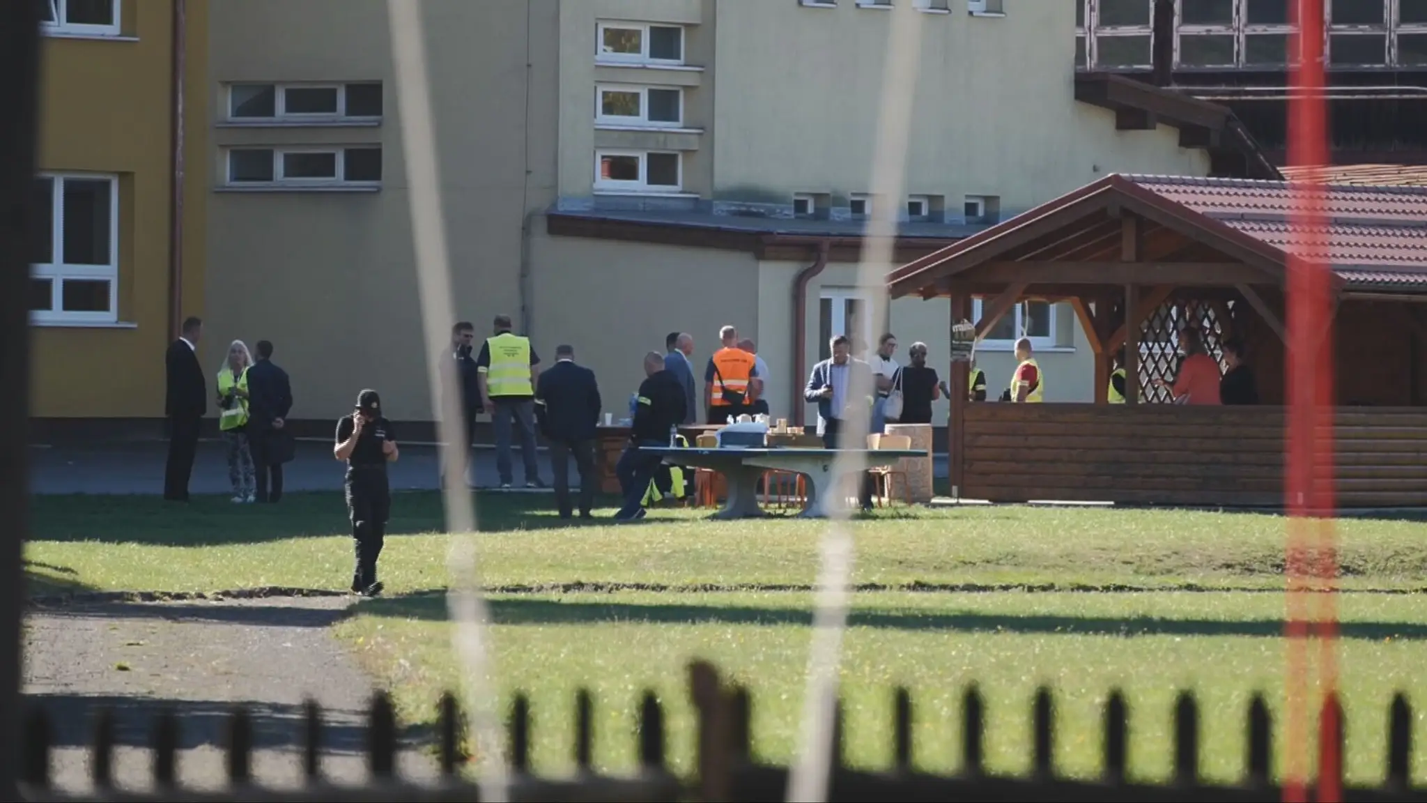 Záber z miesta tragédie v Staškove.