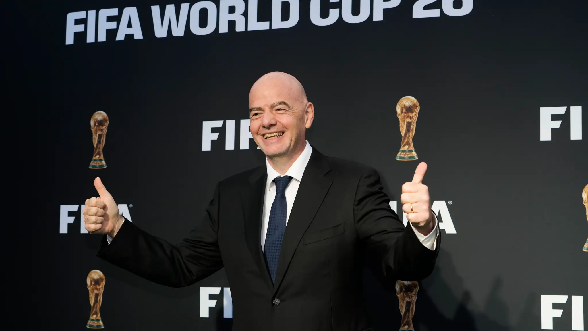 Prezident Medzinárodnej futbalovej federácie (FIFA) Gianni Infantino.