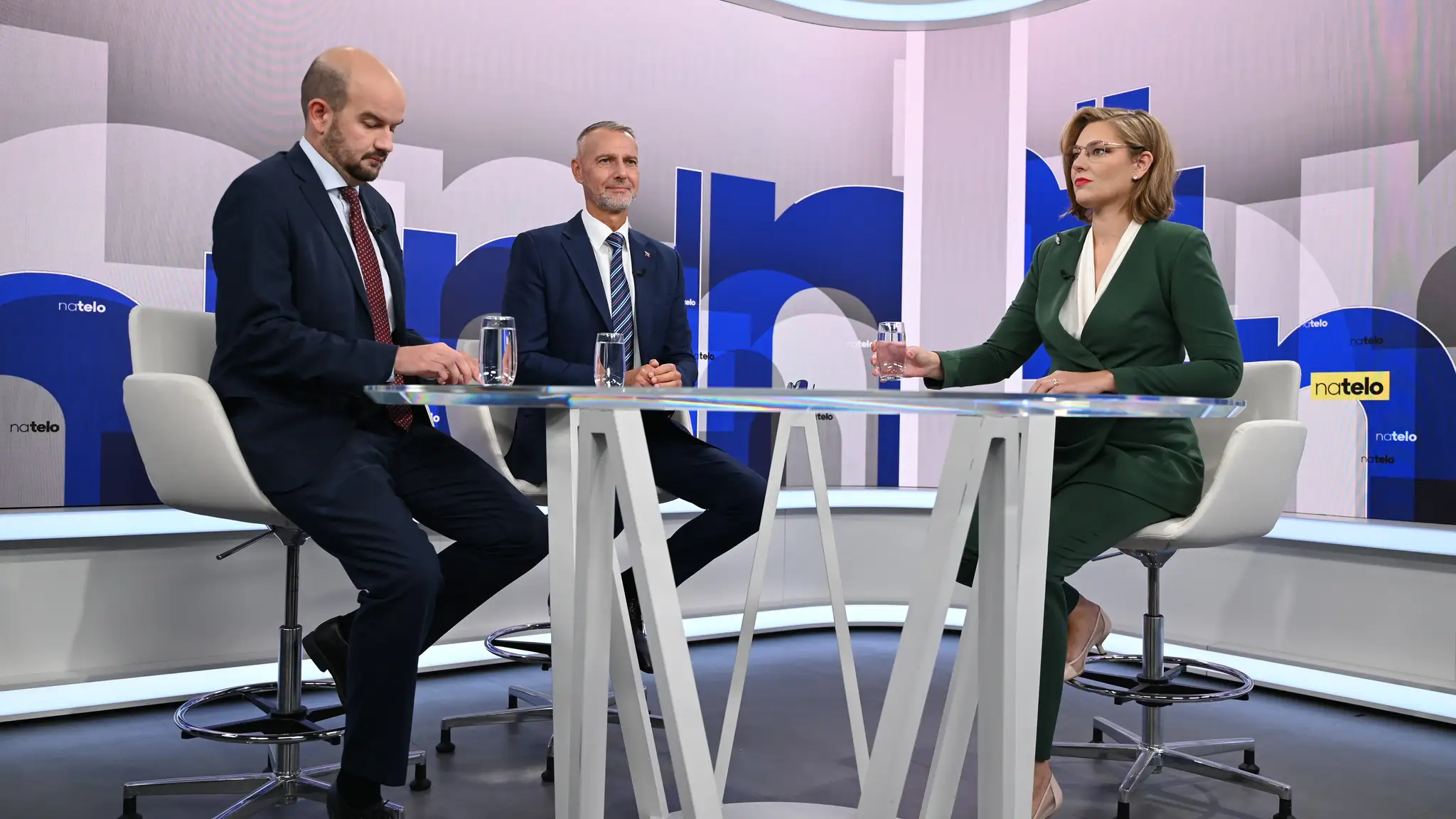 Richard Raši (Hlas-SD) a Martin Dubéci (PS) v relácii Na telo