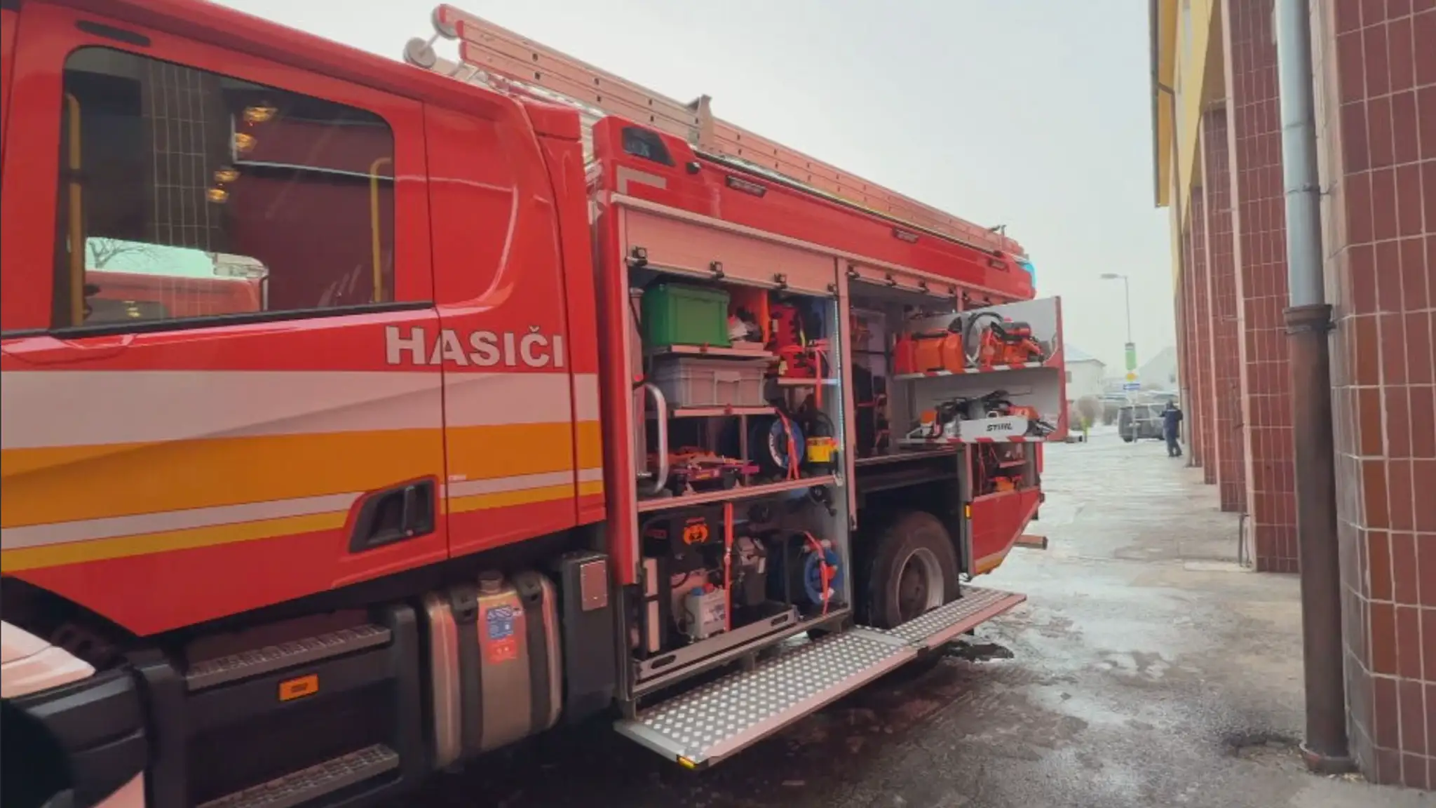 Hasičské auto. Ilustračná snímka