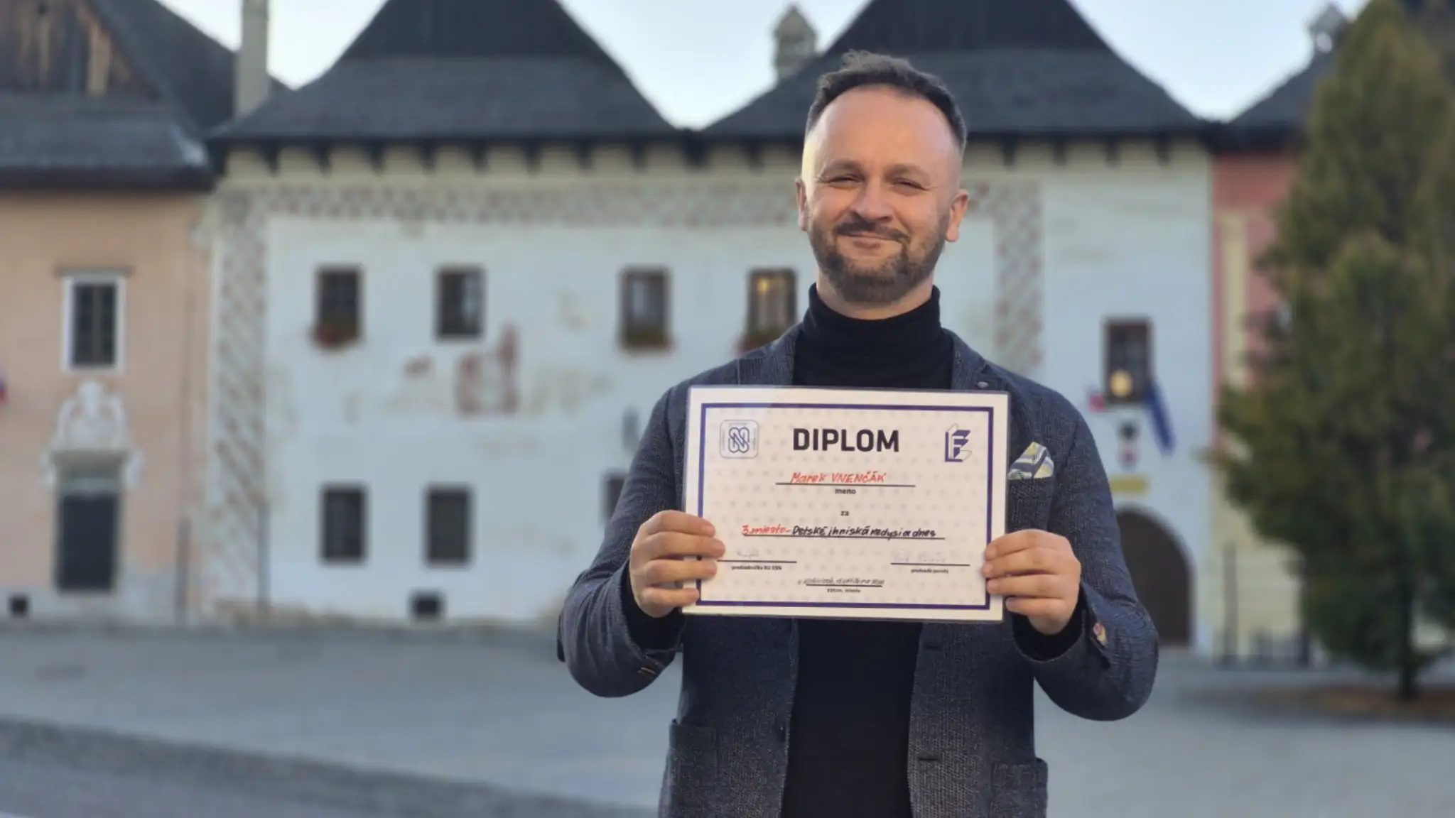 Marek Vnenčák získal ocenenie