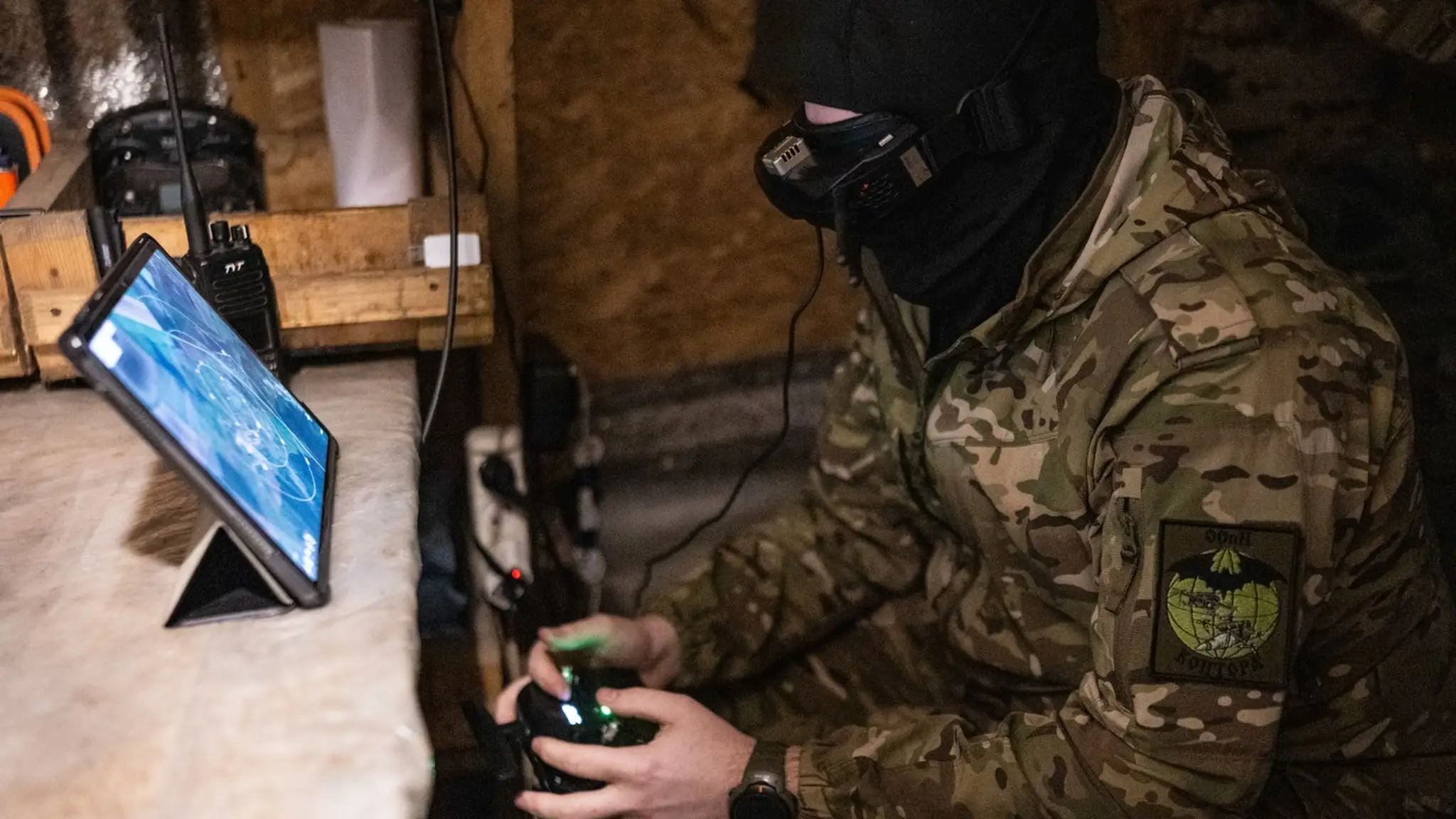 Ukrajinský operátor dronov.