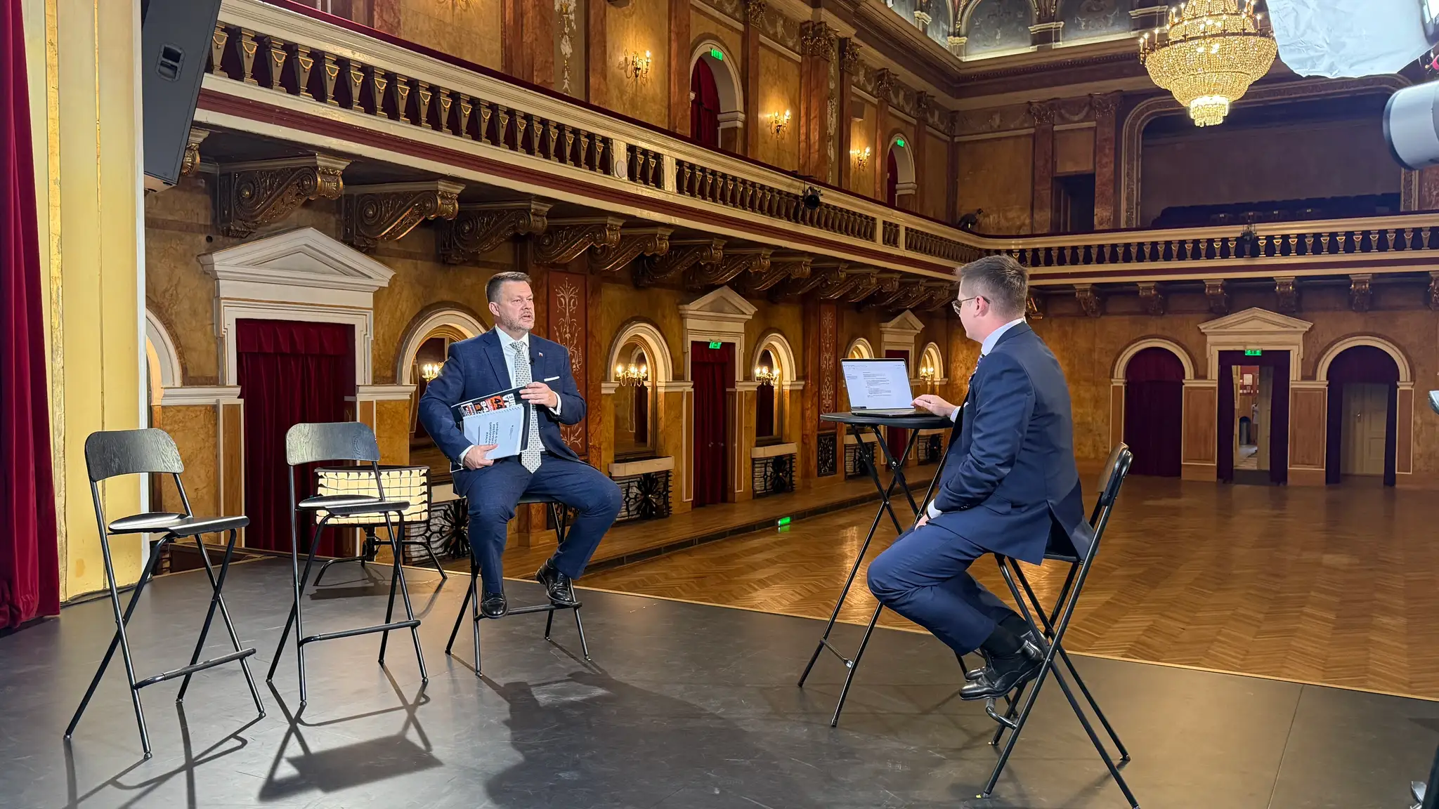 Samuel Migaľ bol v predvolebnej debate sám.
