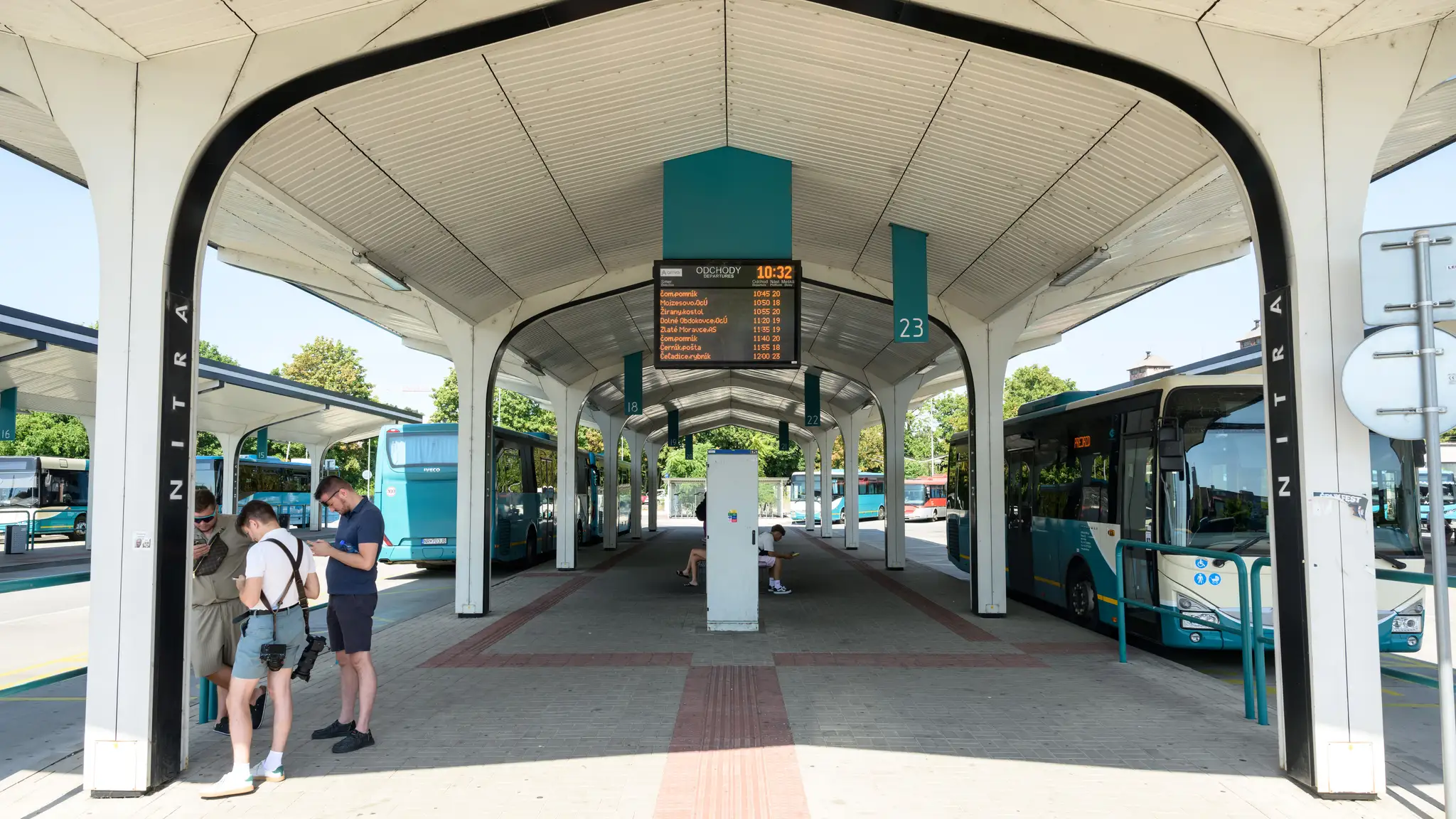 Autobusová stanica v Nitre (ilustračná fotografia).