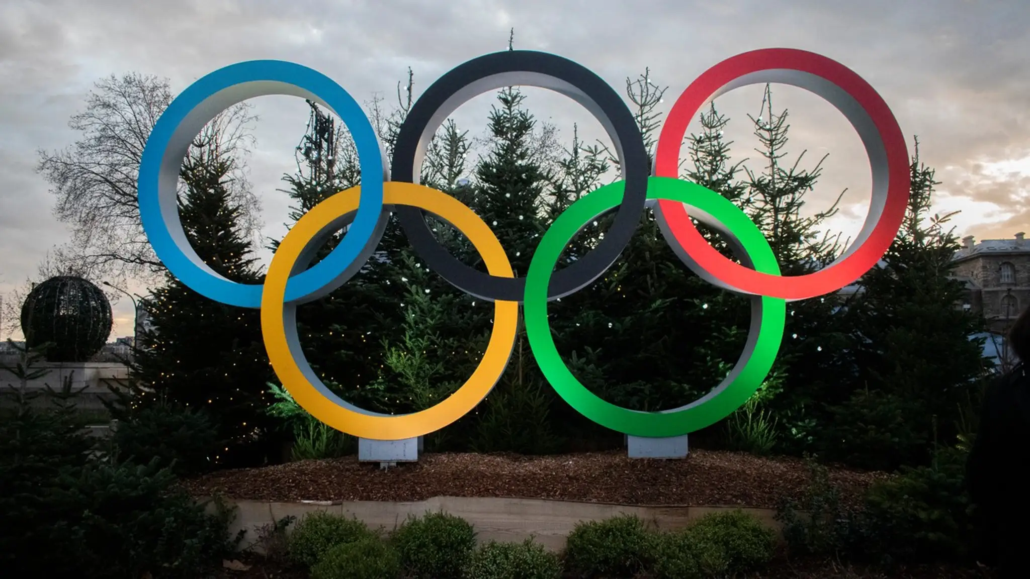 Olympijské kruhy v Paríži