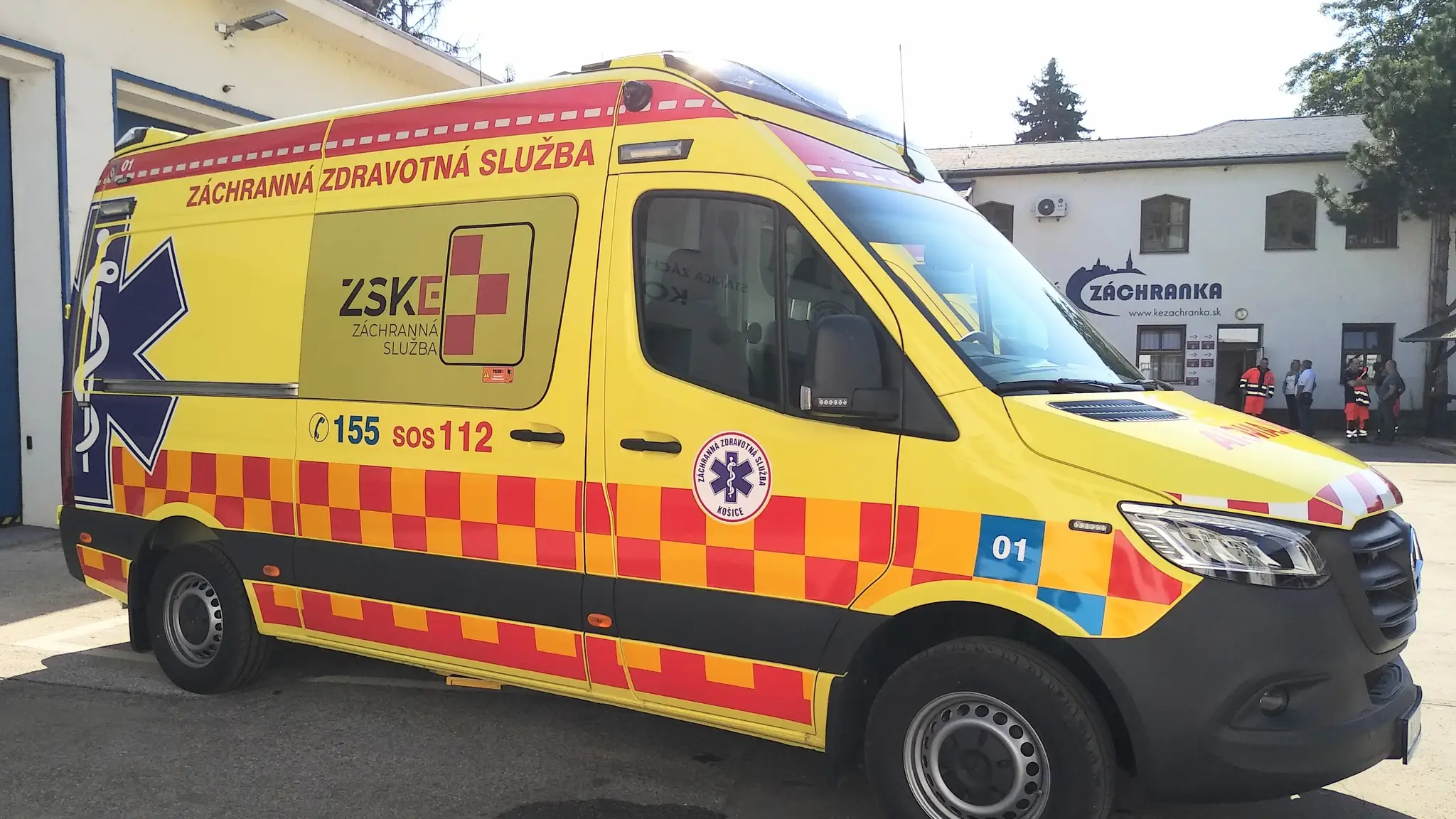 Sanitka, záchranka. Ilustračná snímka