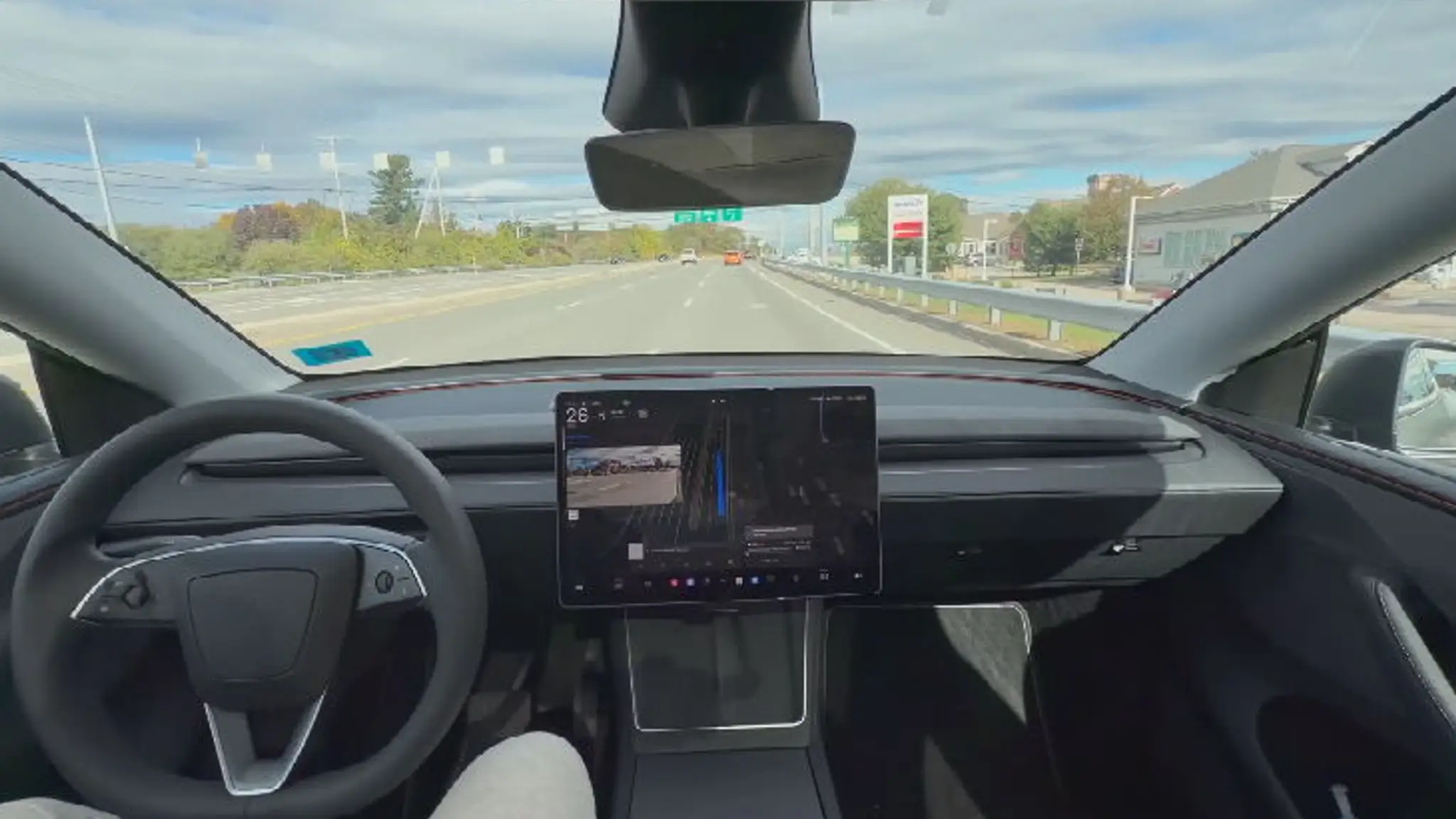 Na snímke autonómne auto,
