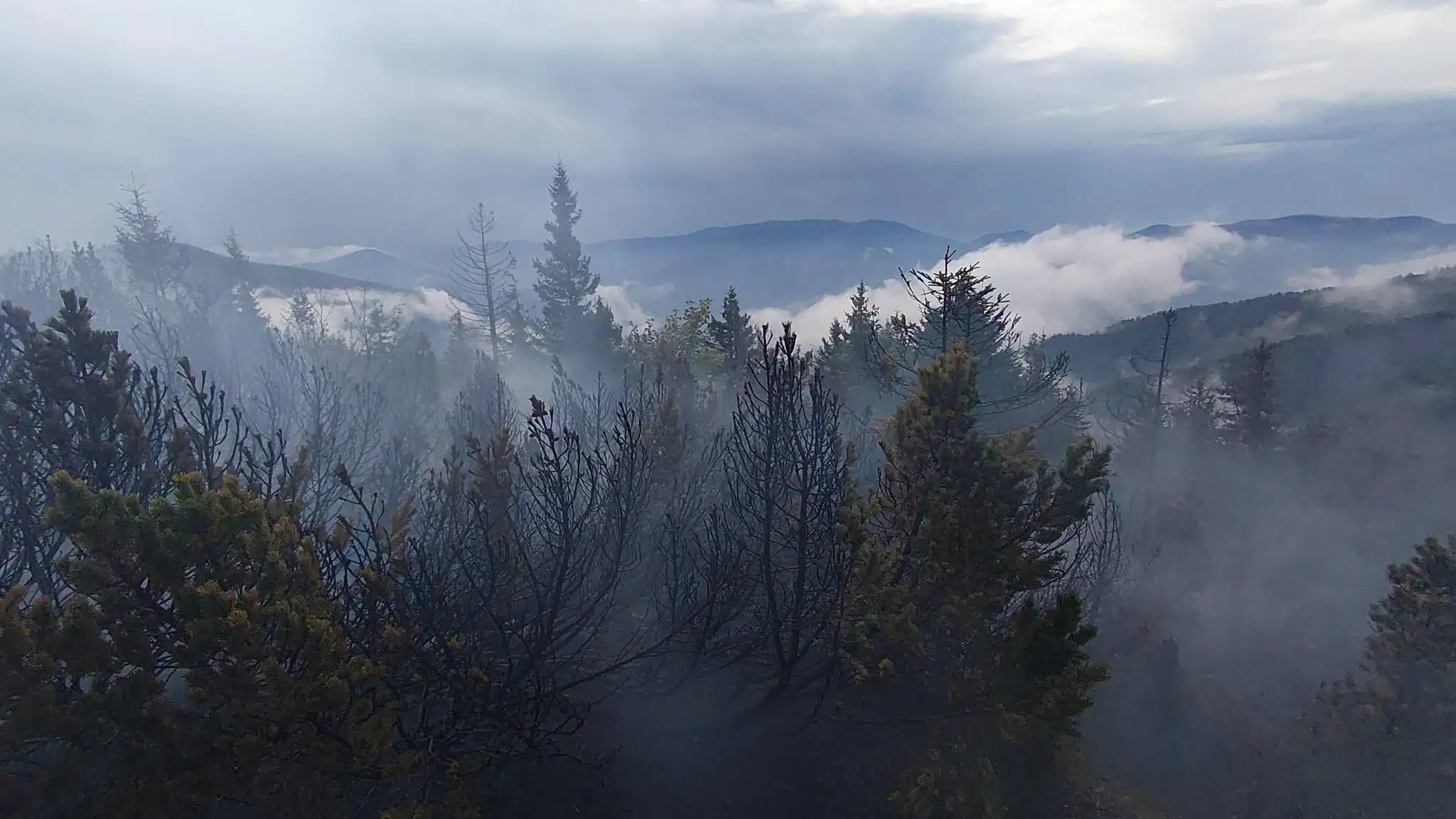 Požiar vo Veľkej Fatre