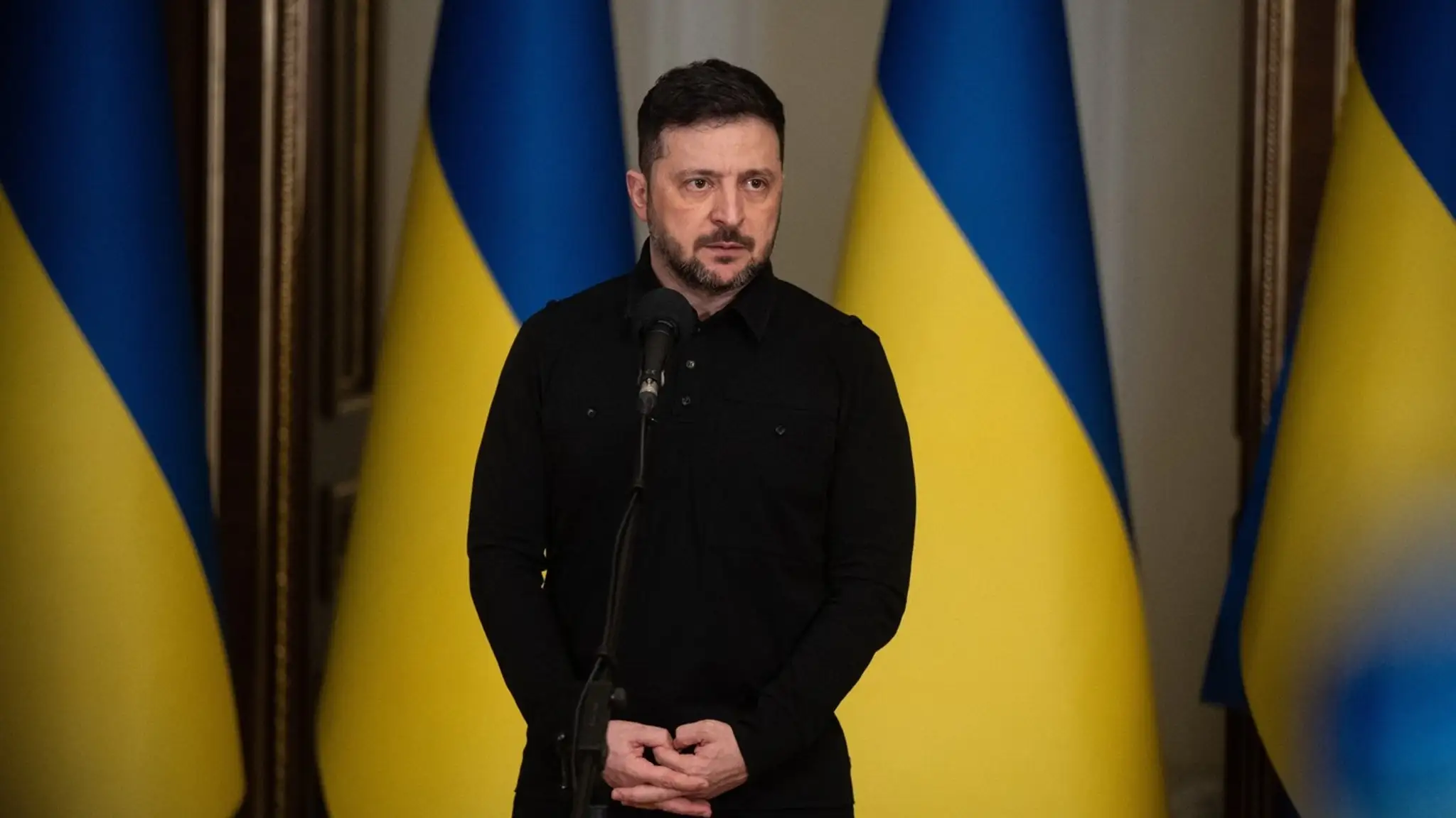 Ukrajinský prezident Volodymyr Zelenskyj.