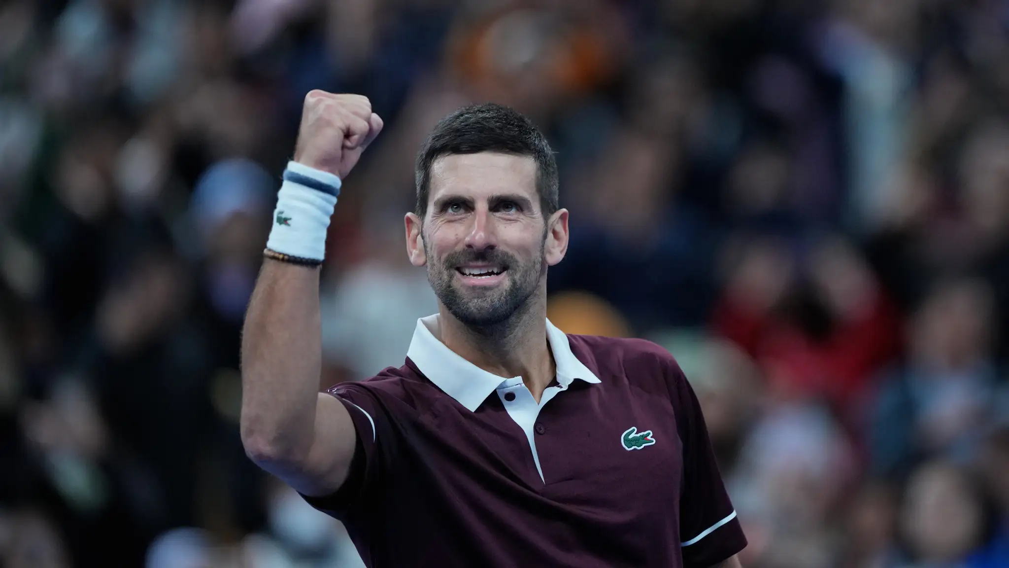 Na snímke srbský tenista Novak Djokovič