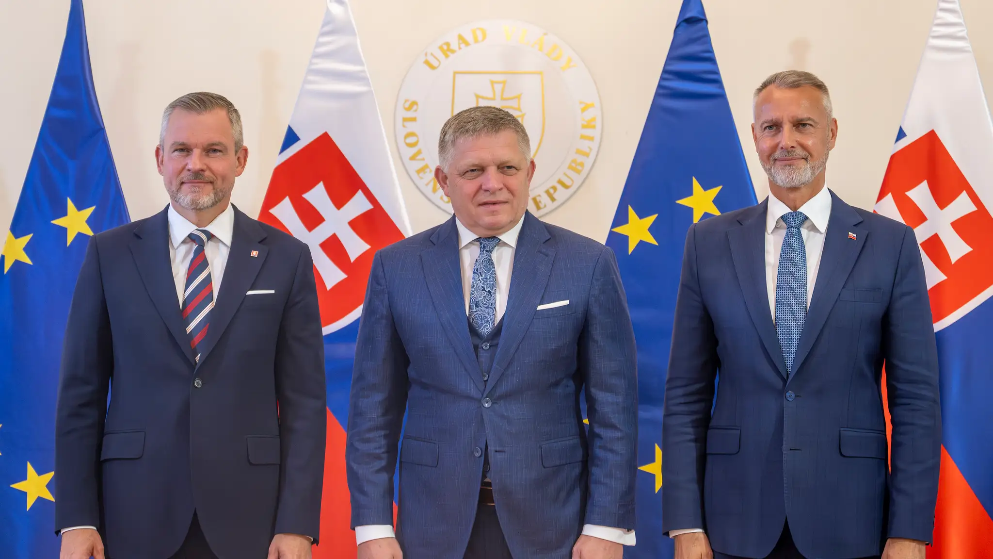 Pracovný obed troch najvyšších ústavných činiteľov.