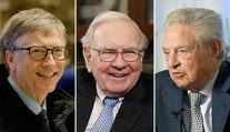 Toto sú najväčší filantropi sveta: Gates, Buffett a Soros