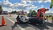 Vážna nehoda pri Senci. Zasahoval aj vrtuľník