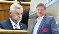 VIDEO: Za tri slová na saku musel Hlina odísť zo sály. Hrozí mu, že príde o tisícky eur