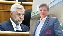 VIDEO: Za tri slová na saku musel Hlina odísť zo sály. Hrozí mu, že príde o tisícky eur