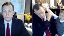 Legendárne video má pokračovanie. Neposedné deti experta BBC opäť v akcii