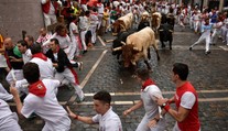 Šiesty beh s býkmi v Pamplone si vyžiadal dvoch zranených