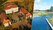 FOTO: Nenápadný poklad kúsok od Slovenska. Má zámok aj unikátne kúpalisko bez chémie