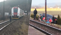Tragická zrážka vlaku s autom na východe. Zahynula dvojica v strednom veku