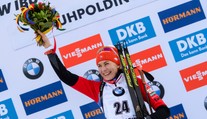 Anastazia Kuzminová vyhrala šprint v Ruhpoldingu