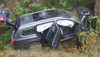 FOTO: Vážna nehoda. V aute sa viezla celá rodina, najvážnejšie sa zranil štvorročný chlapček