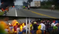 Nešťastie v Kolumbii: Havarovaná cisterna sa náhle vznietila, keď z nej ľudia kradli benzín
