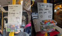 Vodič autobusu necháva cestujúcim odkazy. Jednoduchým gestom im dokáže zlepšiť deň