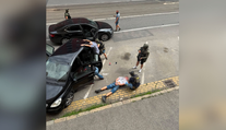VIDEO: V taktických prilbách a balistických vestách. Dramatický zásah v centre Bratislavy