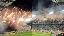 VIDEO: Pyrotechnika v Rakúsku zmenila finále na peklo. Svetlica poslala slovenského futbalistu k zemi
